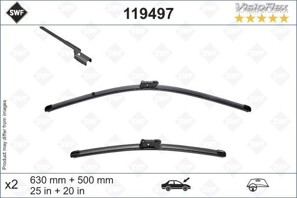 Ford Focus IV SWF Visioflex Flat Blade Muz Tipi Silecek VALEO