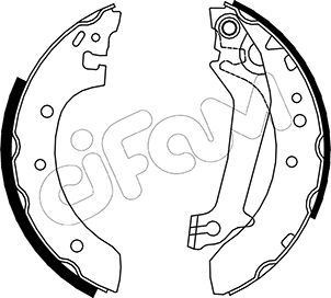 Ford Escort Arka Fren Pabucu CIFAM
