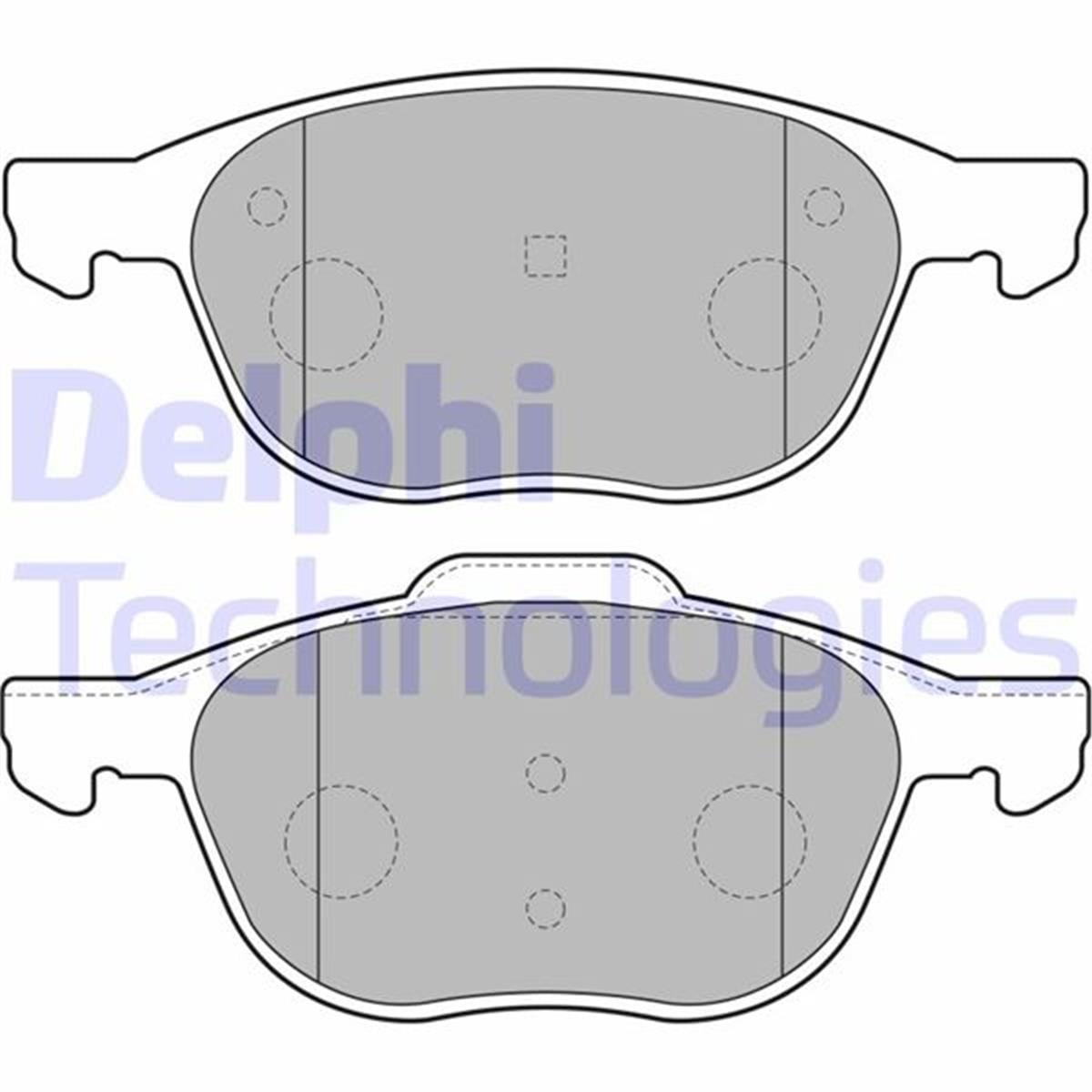 Ford Focus C-Max Ön Fren Balatası Delphi (156Mm, 2003 Ve Üzeri)