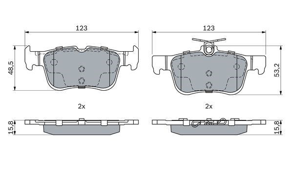 Ford Galaxy III Arka Fren Balatası BOSCH
