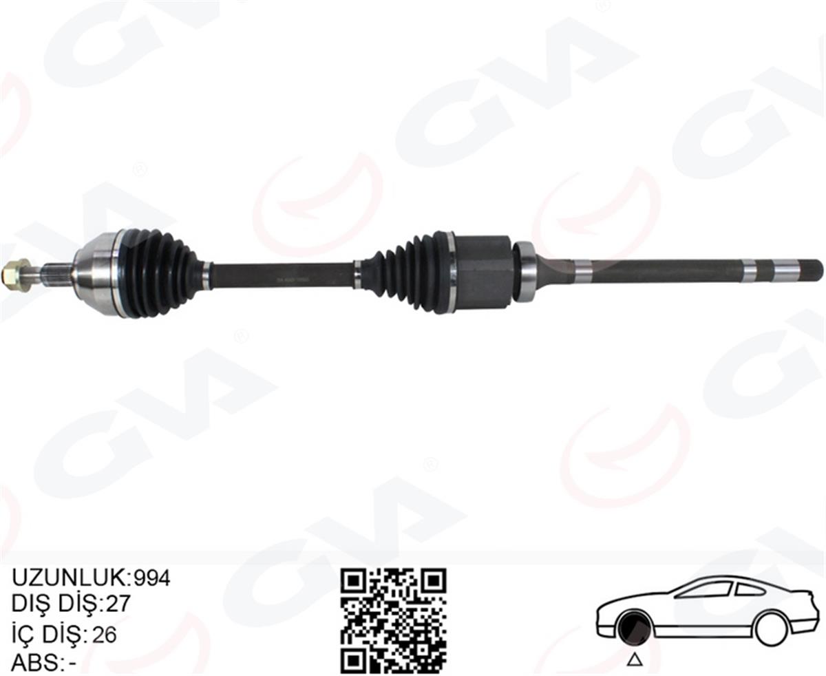 Ford Kuga 1 (08>13) 2.0 Tdci Ön Aks Komple Sağ 8V413b436ac-8V413b436ad-168358