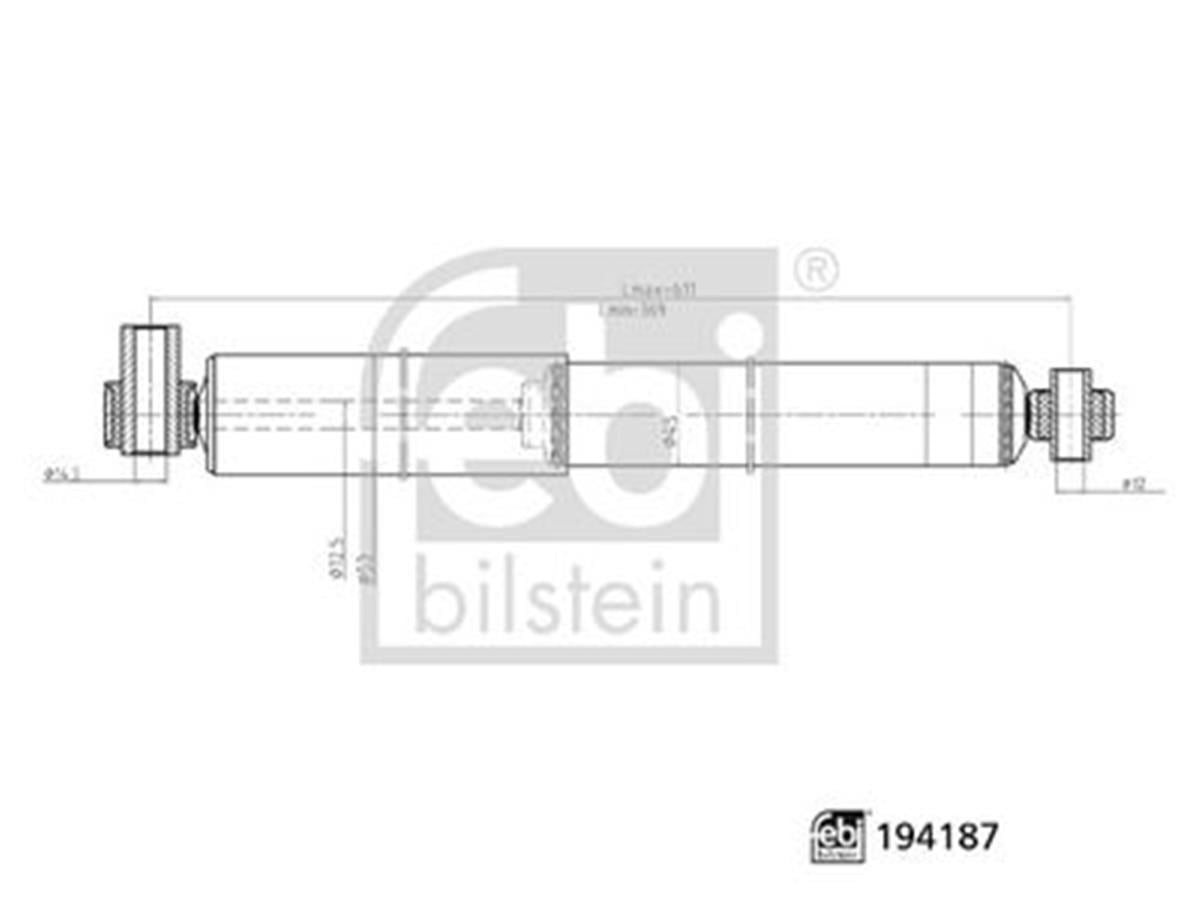 Ford Fiesta (08>) Amortisör Arka 1371349-1371357-1371359-140795