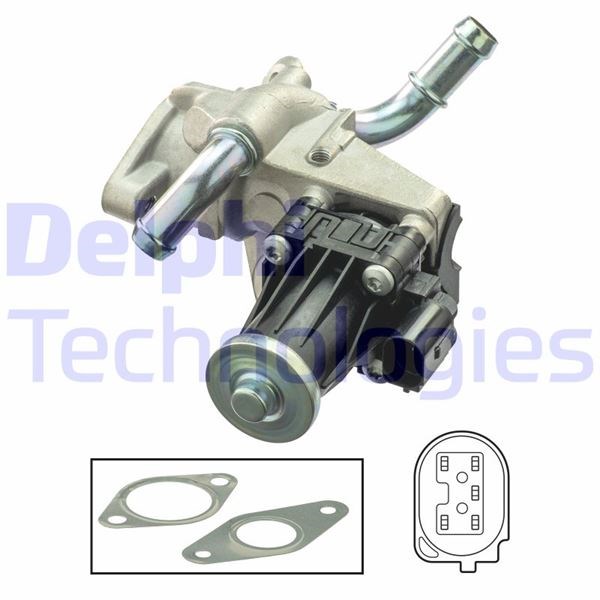 Ford Transit V347 EGR Vanası Komple DELPHI
