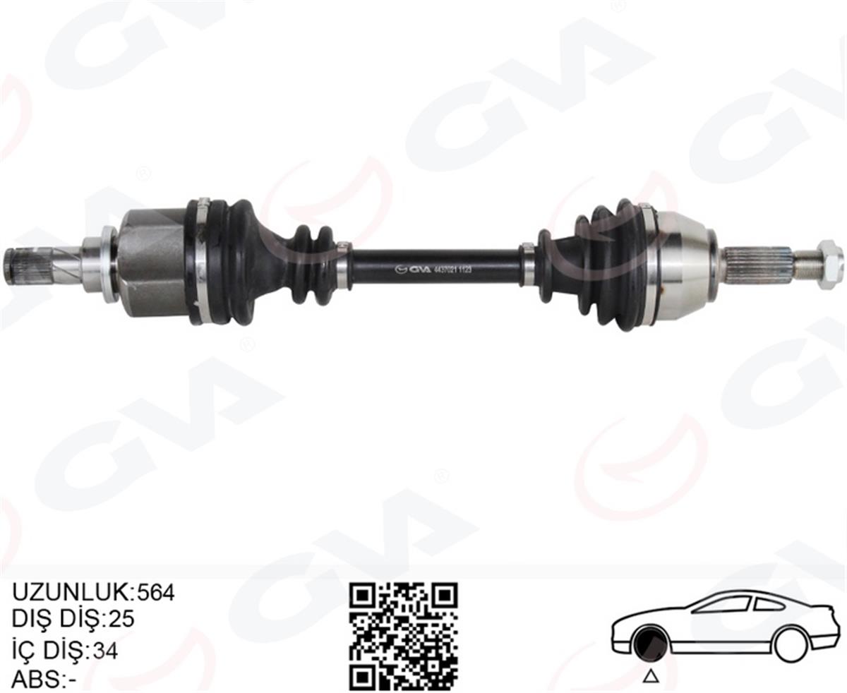Ford Fiesta 6 (14>) 1.0 Ecoboost Ön Aks Komple Sol D1b73b437cb-1768179