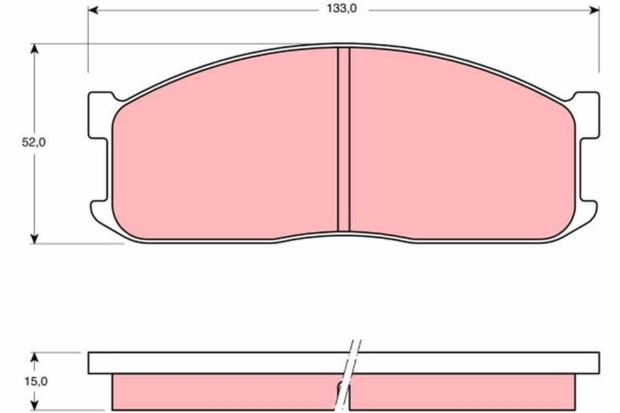 Ford Econovan Ön Aks Disk Balatası TRW