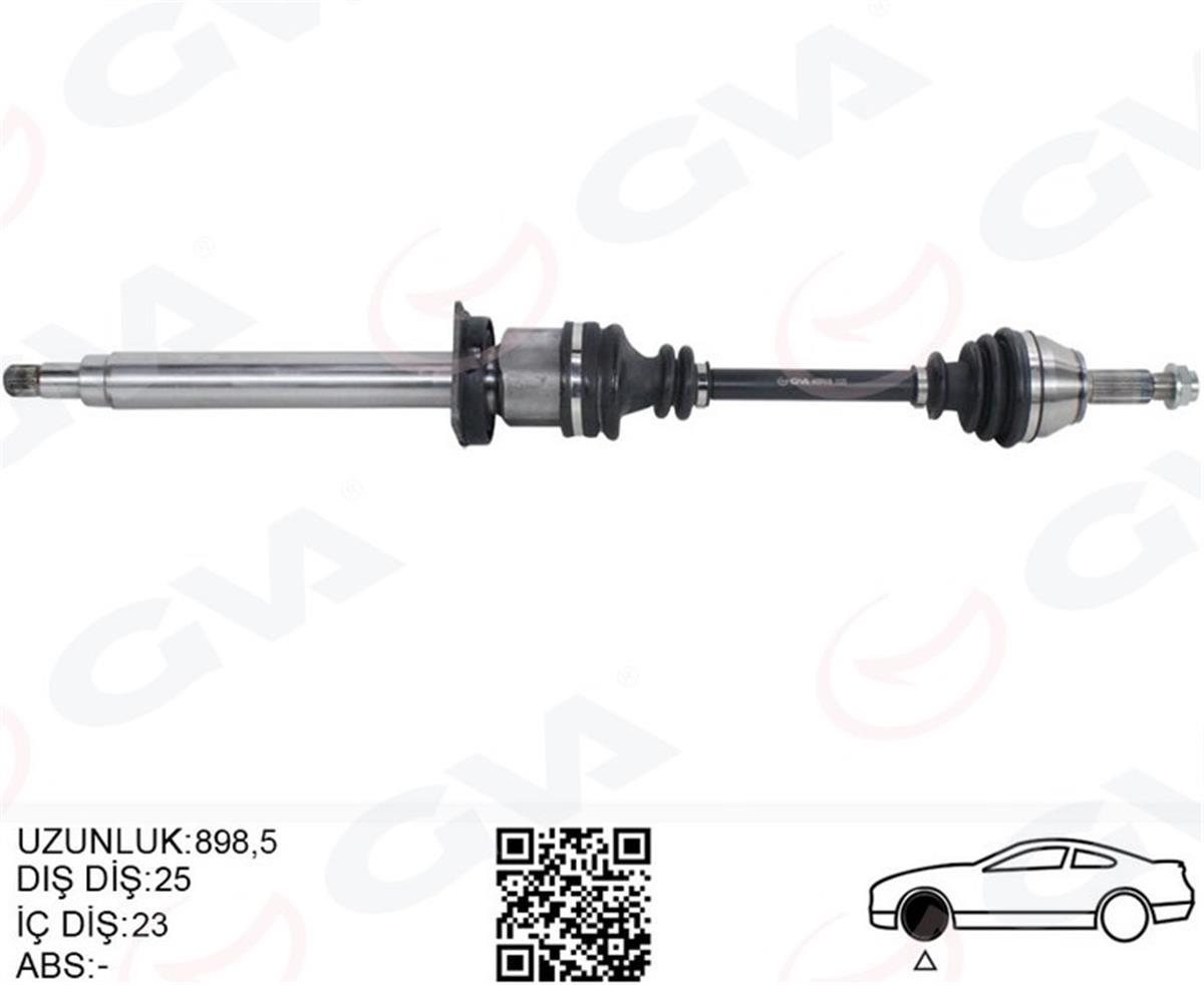 Ford Fiesta 4 (95>02) 1.25-1.4 16V 1.8Td Ön Aks Komple Sağ 97Fx3219da-1059520