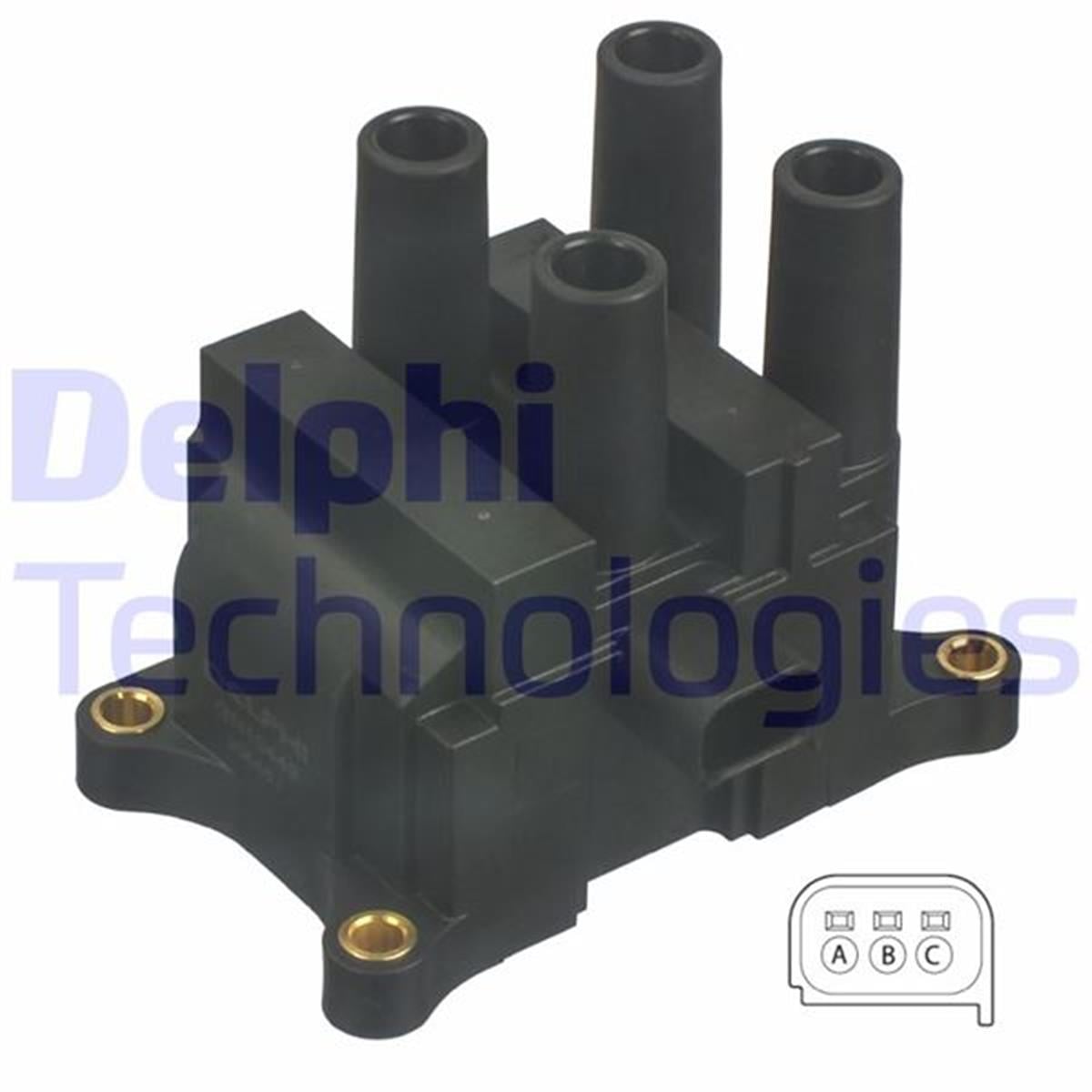 Ford Fiesta 5 6 Fusion Focus 2 Volvo C30 S40 Ateşleme Bobini 4M5g12029zb-Cm5g12029fc-307314