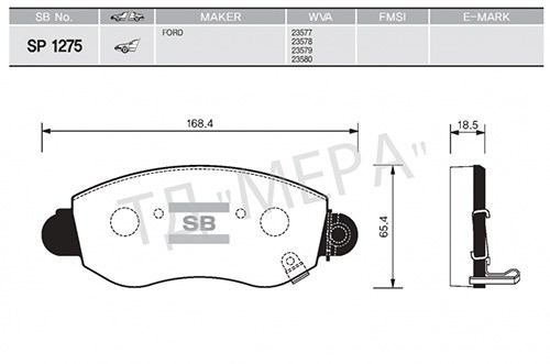 Ford Transit V184 Ön Fren Balatası SANGSIN