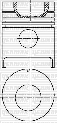 Ford 6 Y-7 A 4.256 6600 Piston Segman Q112.76mm 0.40 YENMAK