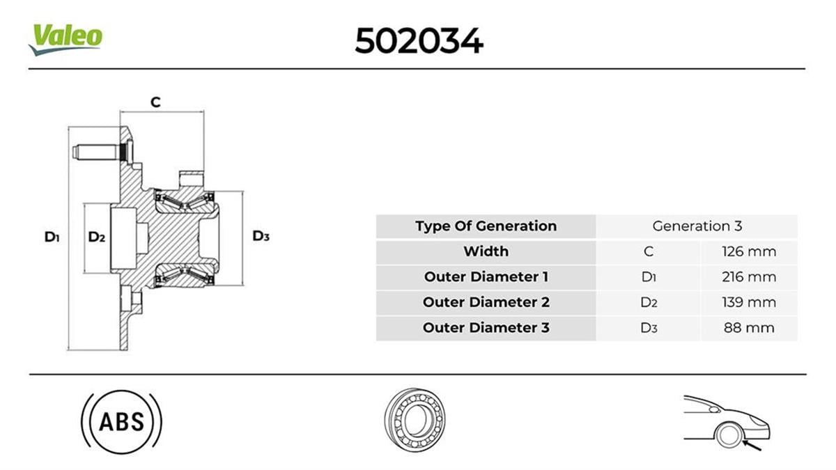 Ford Transit (2014) Porya Ön Rulmanlı Bk312c300ad-Ktbk311k018ac-2167