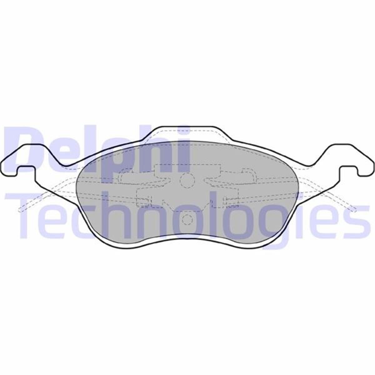 Ford Focus (98-04) Ön Fren Balatası Delphi 178Mm