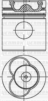 Ford Cargo Kamyon 2520 Piston Segman Q104.77mm STD YENMAK