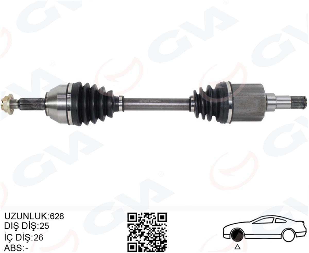Ford Transit Connect Ön Aks Komple Sol 1.8 Tdcı 2T143b437cd-9T163b437aa