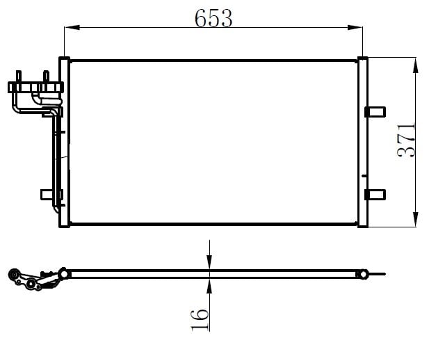 Ford Focus C-Max Klima Radyatörü Kondenseri ORIS