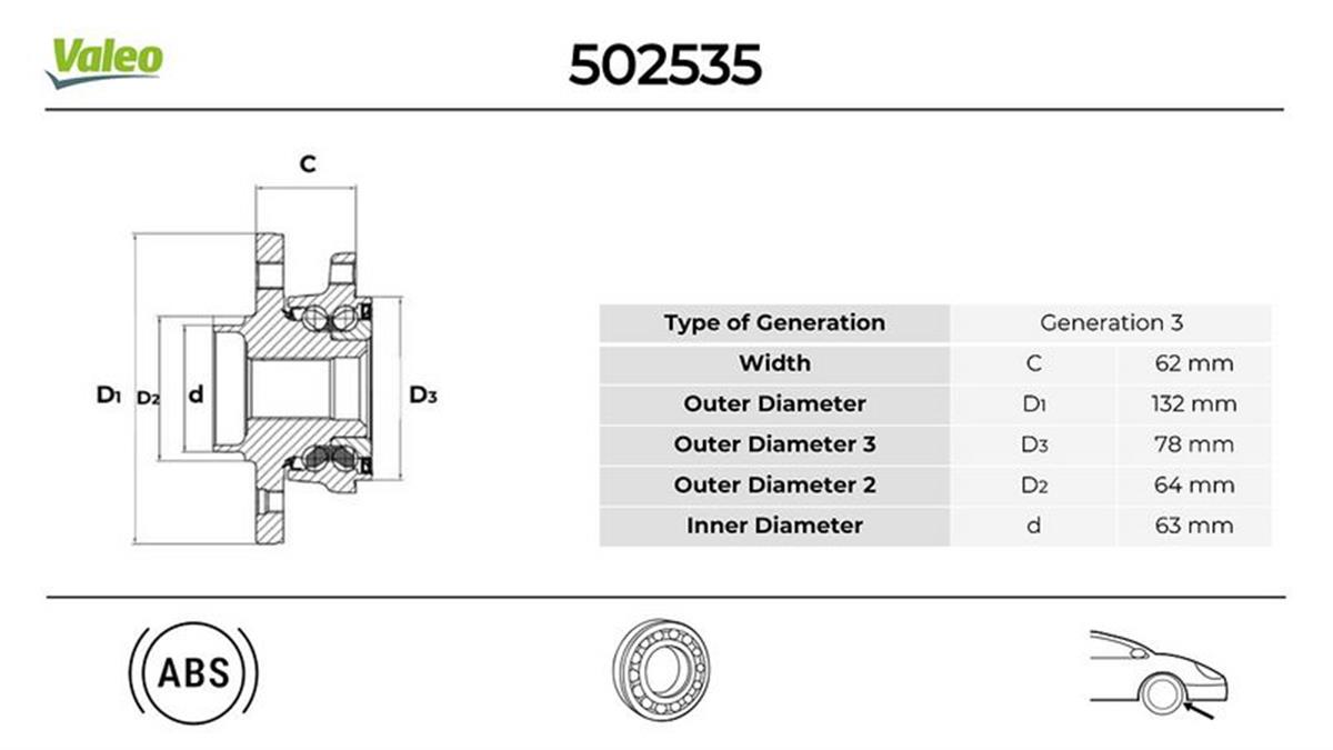 Ford Focus 2 (2003-2011) C-Max (2003-2011) Ön Teker Poryası 3M512c300ch-3M512c300cg-247258