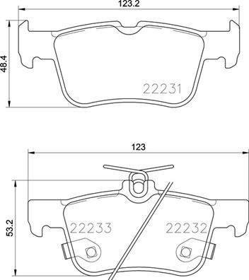 Ford Galaxy III Arka Fren Balatası BREMBO