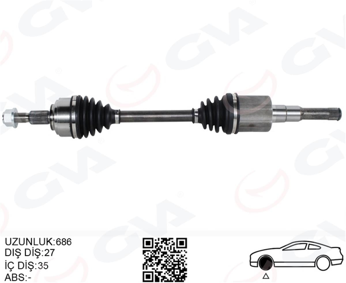 Ford Focus 4 (2017-) Ön Aks Komple Sol Jx673b437hae-2346540-Jx673b437