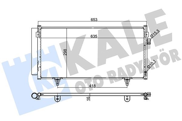 Subaru Forester Klima Kondenseri KALE-RADYATOR