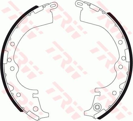 Toyota Fortuner Hilux II Hilux III Kijang Innova Arka Pabuçlu Fren Balatası TRW