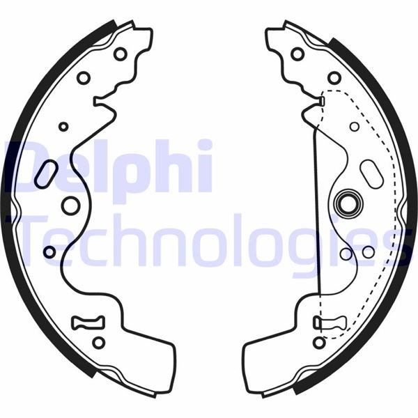 Land Rover Freelander Arka Fren Pabucu DELPHI