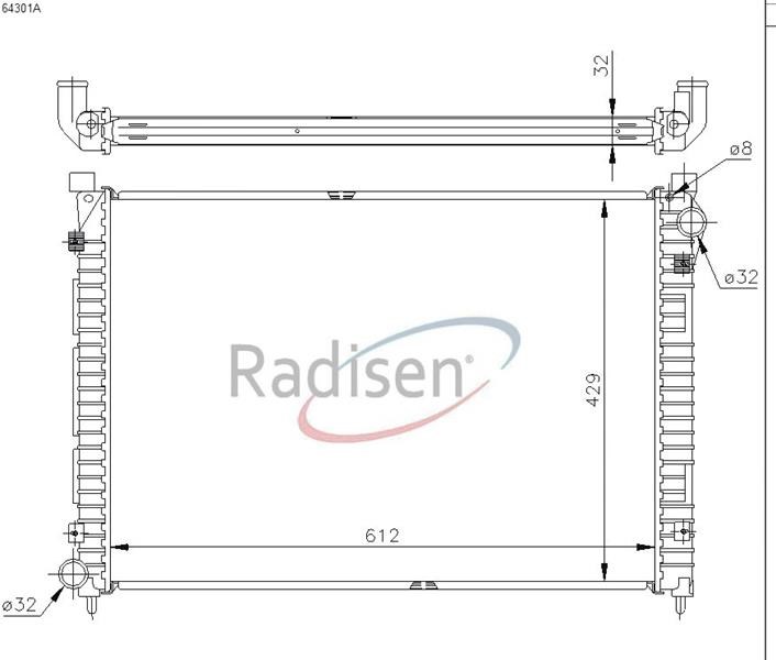 Land Rover Freelander Radyatör RADISEN