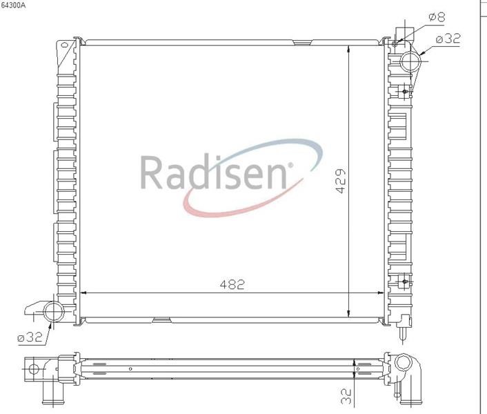 Land Rover Freelander Radyatör RADISEN