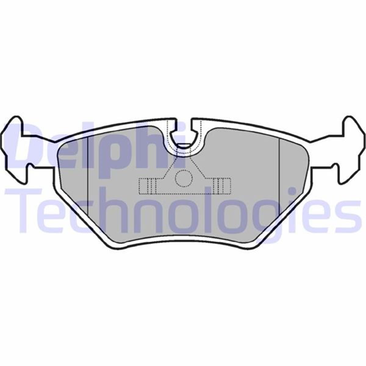 Fren Balatası Arka 123Mm E31 840I. 850 E34 M5 92-