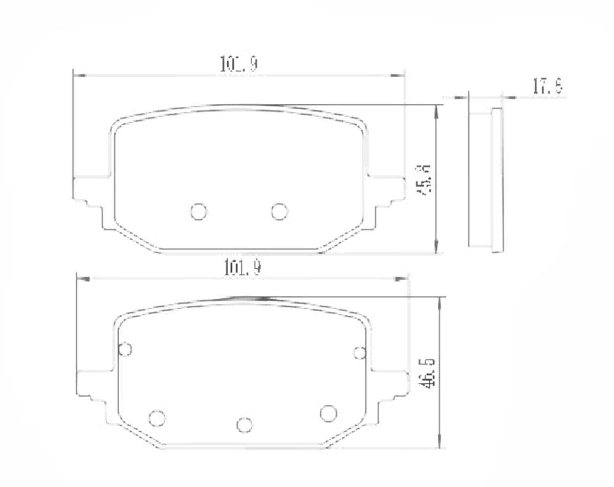 Fren Balatası Arka Austral Megane E-Tech Nıssan Qashqaı J12