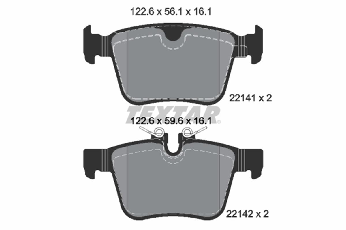 Fren Balatası Arka Land Rover Range Rover Discovery Sport Evoque 2.0-2.0 D-2.2 D