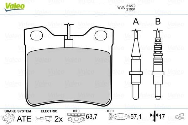 Fren Balatası Arka Mercedes W638 B901 B902 . Peugeot 406 605