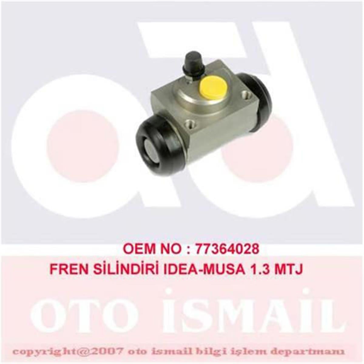 Fren Silindiri Idea 1.2-1.4 16V-1.3 Jtd 04 Doblo 1.3 Jtd-1.4 16V 22Mm