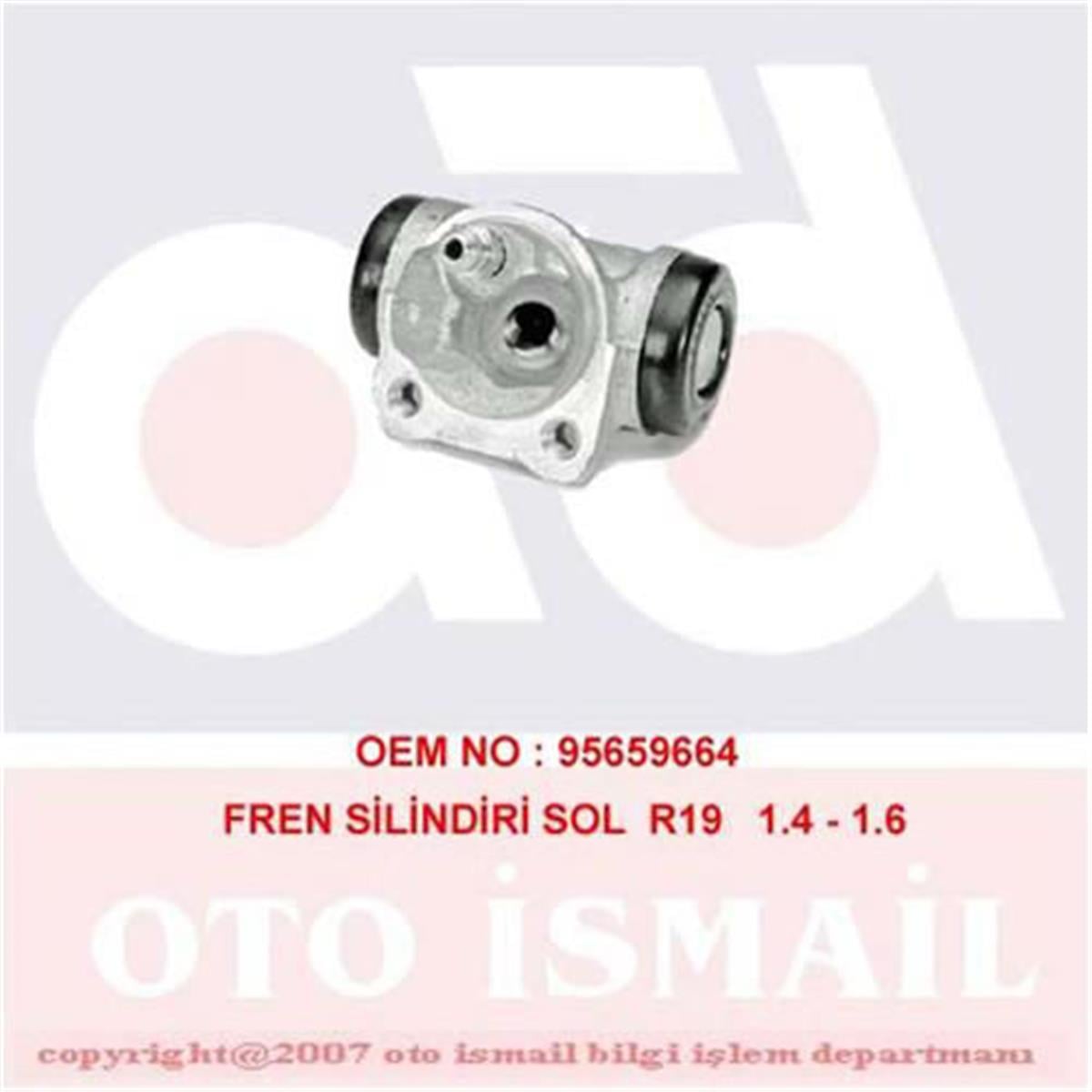 Fren Silindiri Sol (Renault: R19)