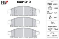 Fiat Fullback Mitsubishi L200 Ön Fren Balatası VALEO