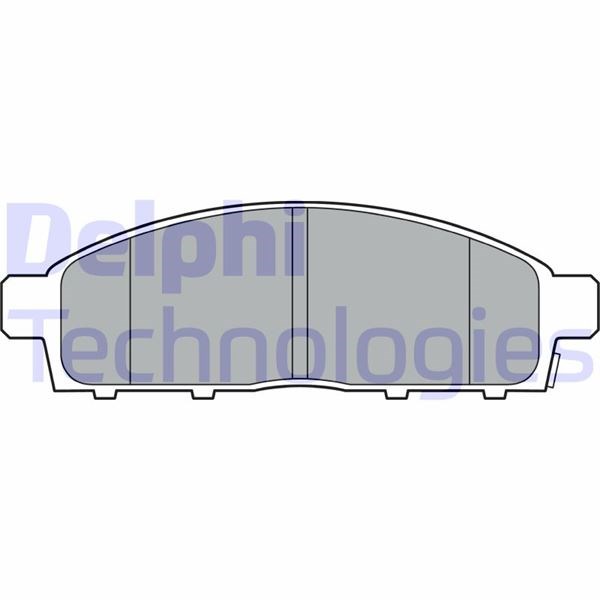 Fiat Fullback Mitsubishi L200 Ön Fren Balatası Telli Tip DELPHI