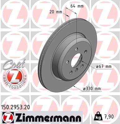 BMW G20 G21 G28 G22 G23 G26 G30 G31 G32 G11 G12 G08 G01 G02 G05 G29 Arka Sağ... ZIMMERMANN