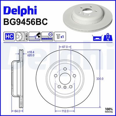 BMW G20 Arka Sol Fren Diski DELPHI