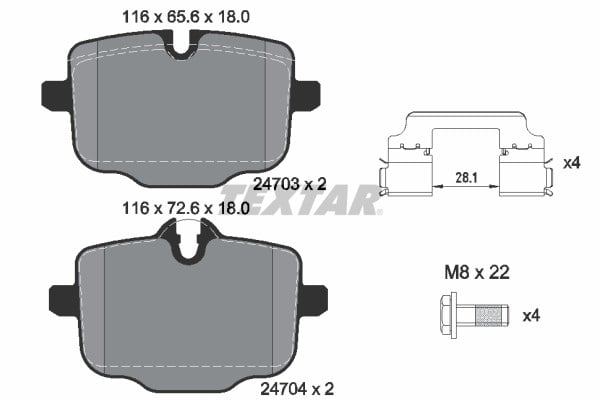 BMW G20 G80 G28 G22 G82 F10 F11 F12 F13 F06 G32 G01 F97 G08 G02 F98 Arka... TEXTAR