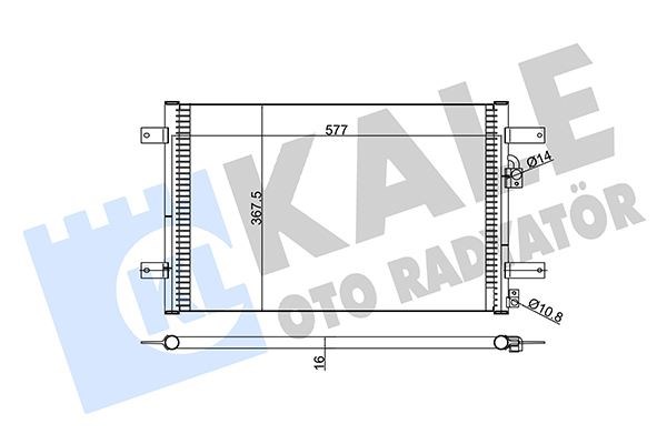 Ford Galaxy Klima Kondenseri KALE-RADYATOR