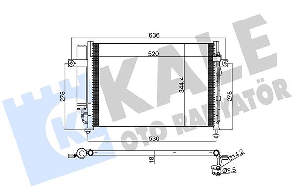 Hyundai Getz Klima Kondenseri KALE-RADYATOR