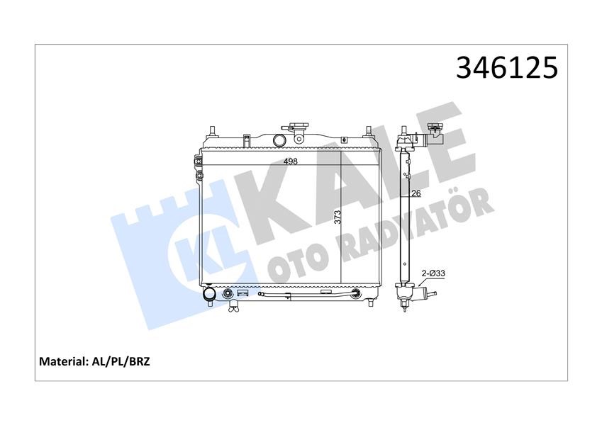 Hyundai Getz Radyatör KALE-RADYATOR