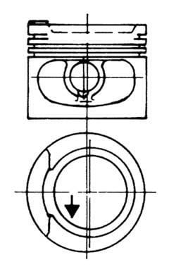 Volkswagen Golf Passat Motor Piston Segman 0.50 1.8 Litre KOLBEN