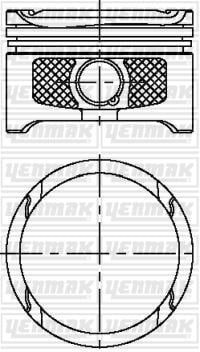 Volkswagen Golf IV Piston Segman 1.6 16V STD 76.51mm YENMAK