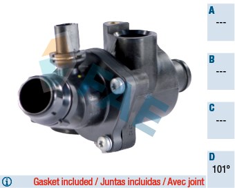 Volkswagen Golf 5 Passat Audi A3 Seat Altea Leon Skoda Octavia Termostat 109... FAE
