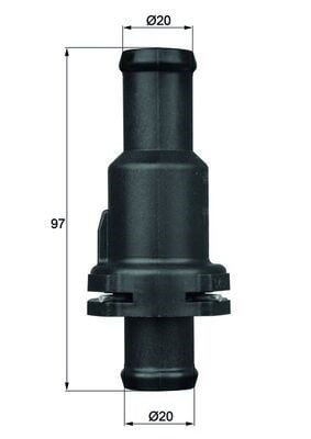Volkswagen Golf 5 6 Jetta Passat Scirocco Tiguan Audi A3 Leon Termostat... MAHLE