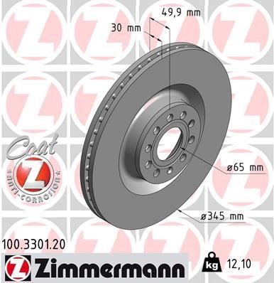 Volkswagen Golf 5 Passat Eos Audi A3 Seat Leon Ön Fren Aynası Havalı ZIMMERMANN
