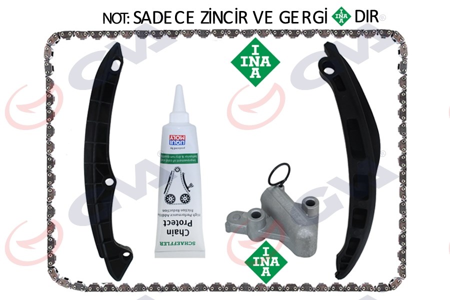 Volkswagen Golf Jetta Passat Eksantrik Zincir Seti GVA