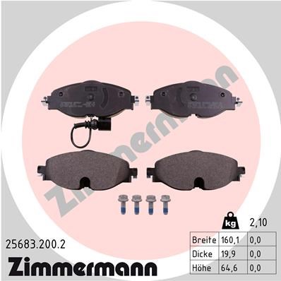 Volkswagen Golf 7 Ön Balata ZIMMERMANN