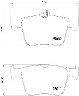 Volkswagen Golf 7 Arka Balata BREMBO
