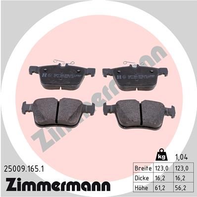 Volkswagen Golf 7 Arka Balata ZIMMERMANN