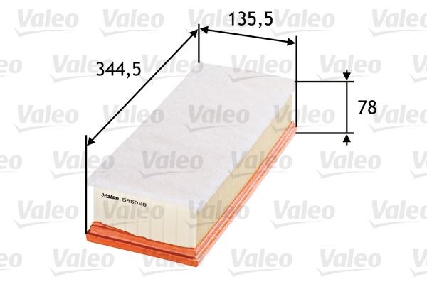 Volkswagen Golf V Hava Filtresi VALEO